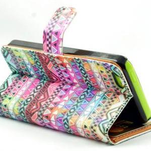 Iphone 5 Case ,iphone 5 Cover - Colourful Aztec..