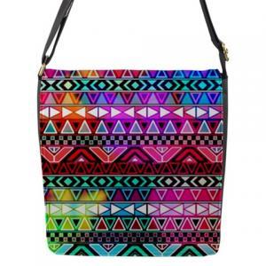 Colourful Aztec Tribal Fashion Messenger Bag #2